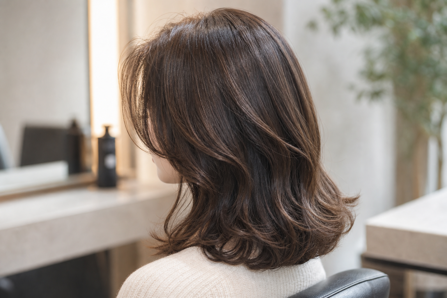Hair texture close-up